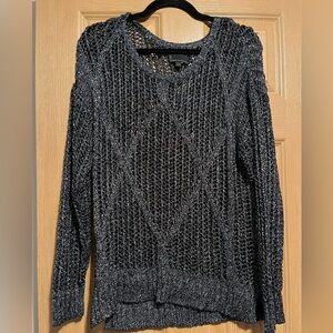 I Jeans by Buffalo Metallic Fisherman Knit Sweater